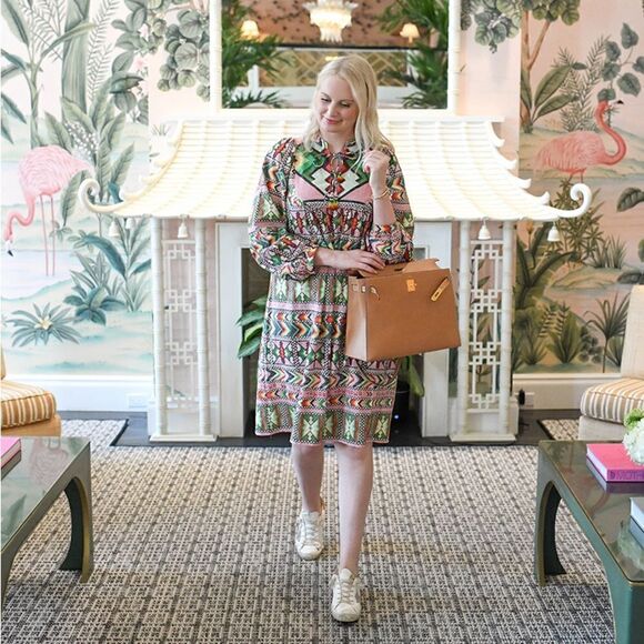 Farm Rio Amulet Dress beaded tassels size small NWT - Picture 10 of 10